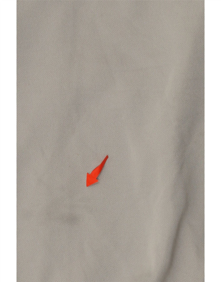 CARHARTT Chaqueta superior de chándal para mujer UK 10 Small Grey Colourblock