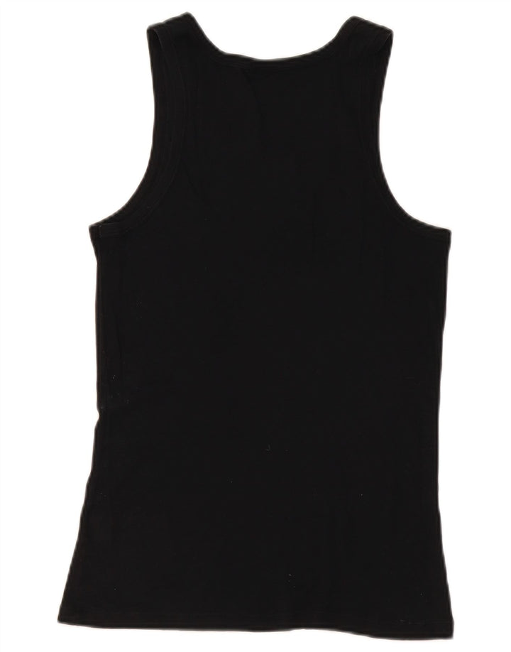 Hugo Boss Hombre Chaleco Top XS Algodón Negro