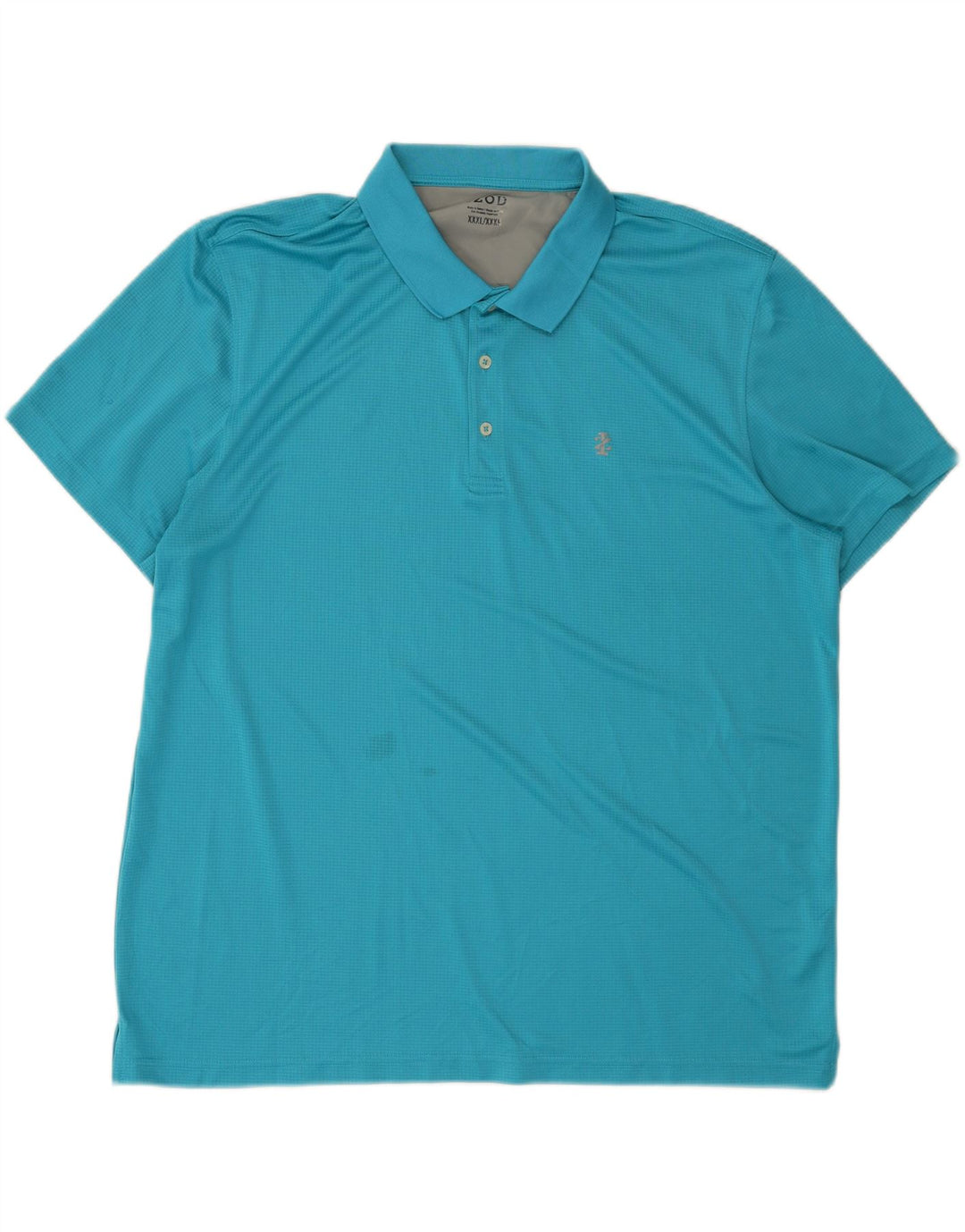 IZOD Mens Polo Shirt 3XL Blue Polyester Vintage Izod and Second-Hand Izod from Messina Hembry 