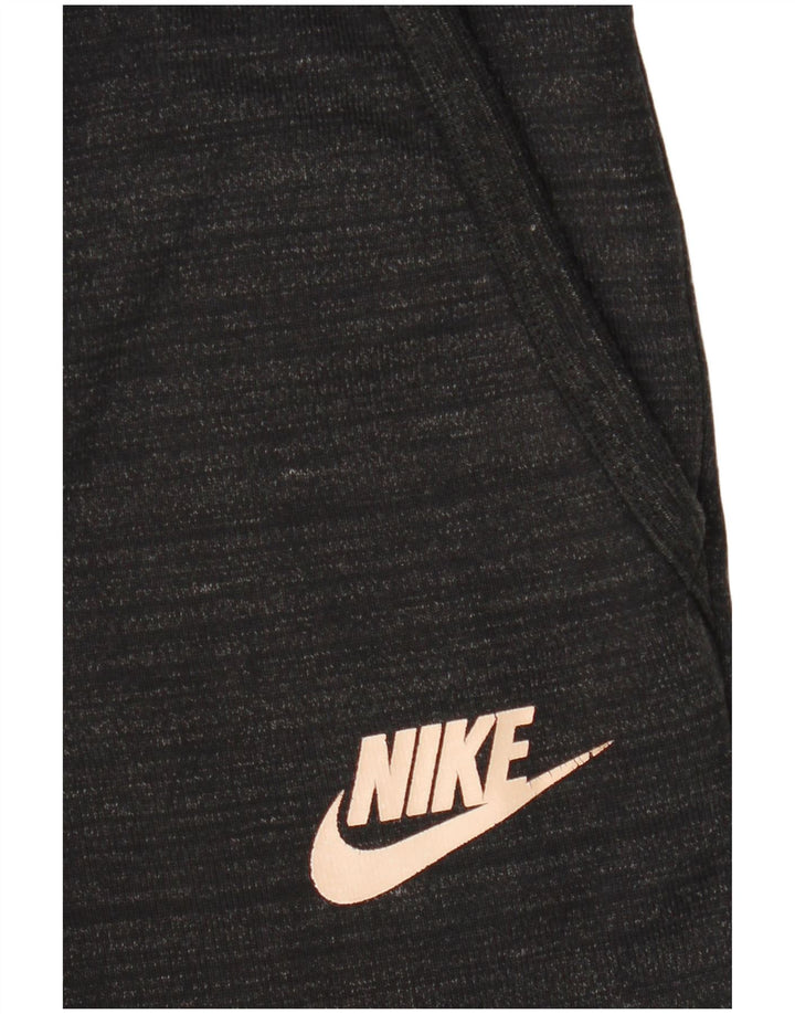 Pantalones de chándal NIKE de algodón moteado en negro mediano para hombre