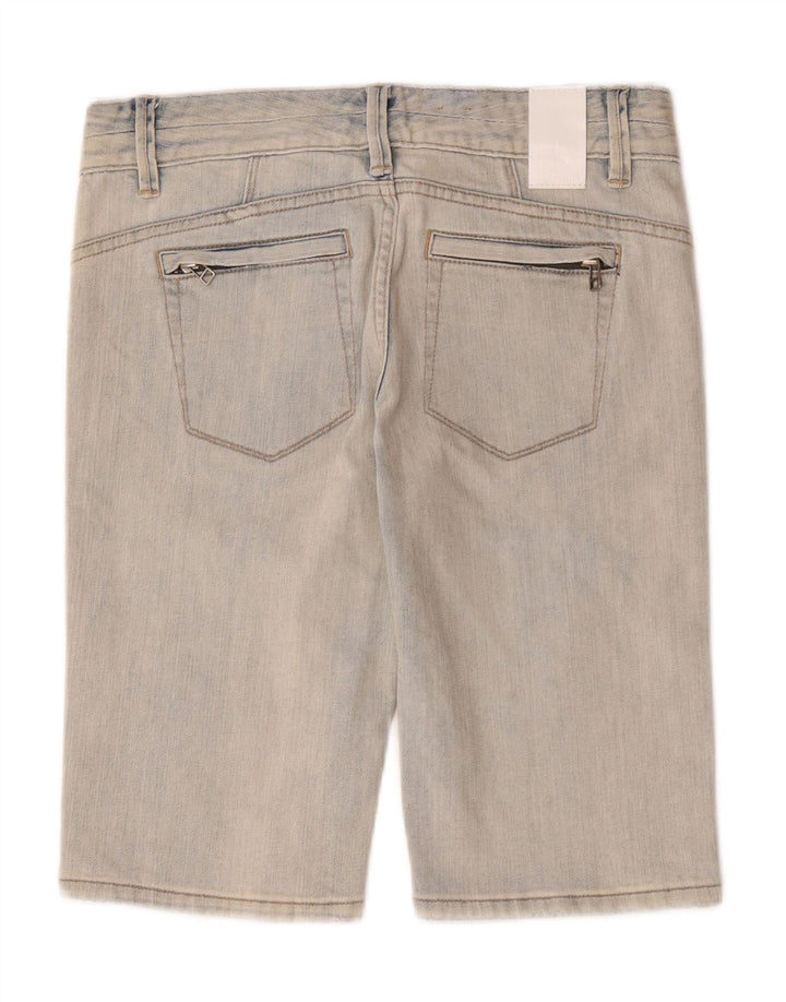 Dkny Pantalones cortos de mezclilla para mujer US 6 mediano W32 algodón azul