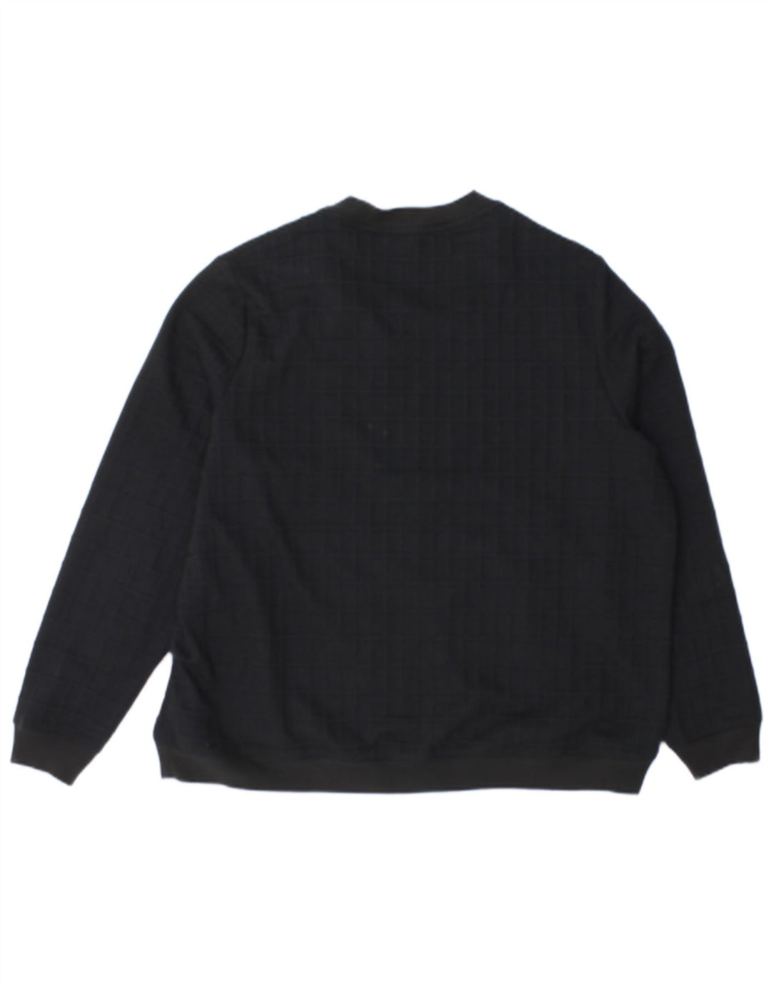 Marks & Spencer Chaqueta de chándal para mujer UK 20 2XL Poliéster a cuadros negros