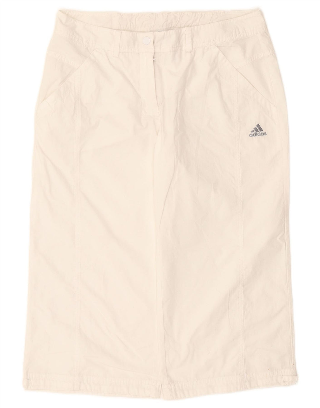 Adidas Mujer Clima 365 Capri Pantalones Reino Unido 12 Mediano W30 L20 Blanco