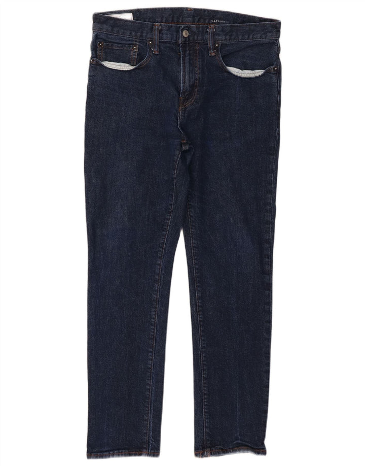Vaqueros ajustados para hombre Gap W31 L30 Algodón azul marino