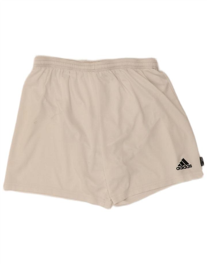 Adidas Mens Climalite Sport Shorts 2XL Blanco Poliéster