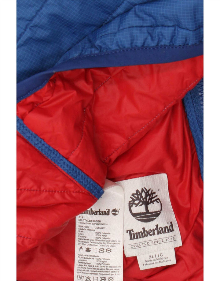 Timberland Chaqueta acolchada para hombre UK 42 XL Poliéster azul