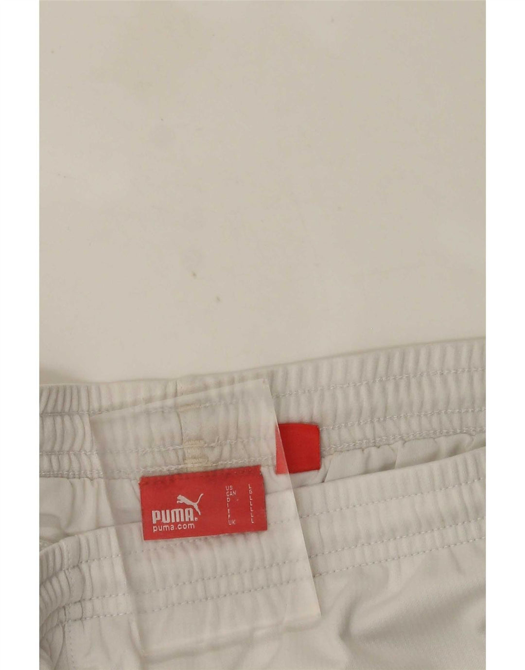 Puma Pantalones cortos deportivos para hombre, talla grande, color blanco
