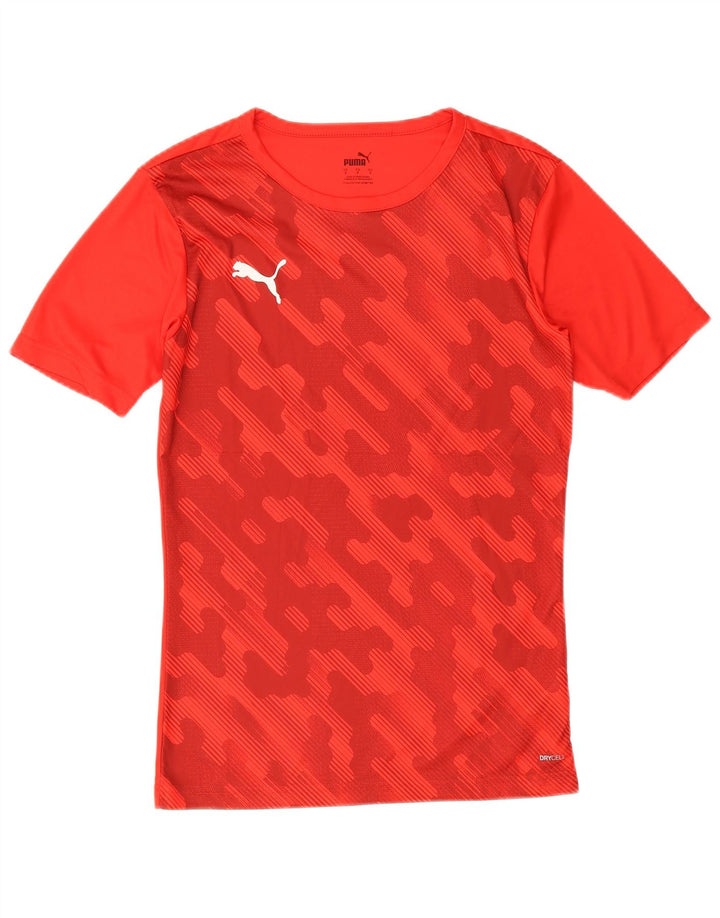 Camiseta Puma Hombre Top Small Rojo Geométrico