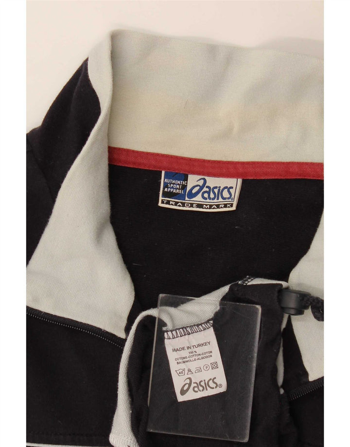Asics - Chaqueta de chándal para hombre, talla 2XL, color azul marino, algodón