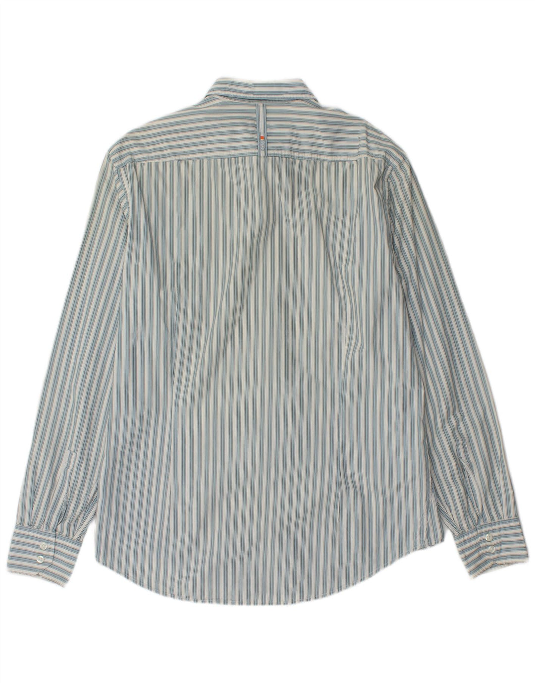 Hugo Boss Camisa Niño 15-16 Años Grande Azul Rayas Algodón