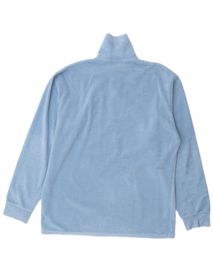 FILA Jersey polar con cuello y cremallera para hombre XL Poliéster azul