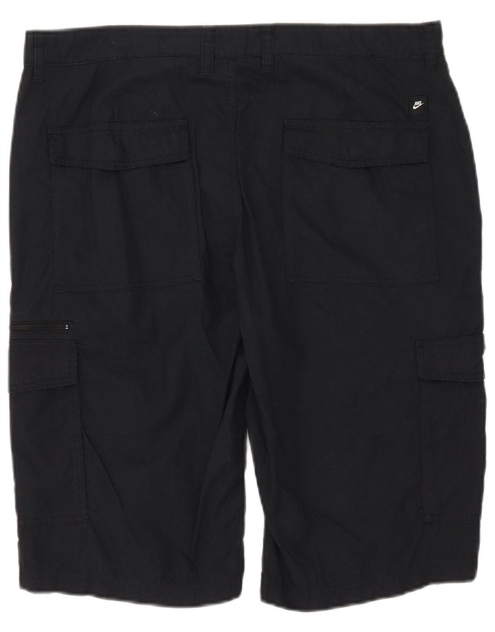 Nike - Pantalones cortos cargo para hombre W36 grande de algodón negro
