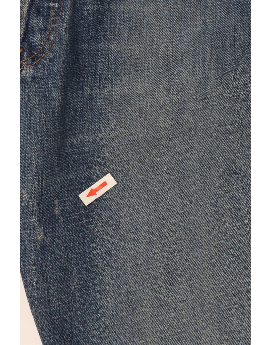 Levi's Jeans rectos desgastados 501 para hombre W27 L32 Algodón azul