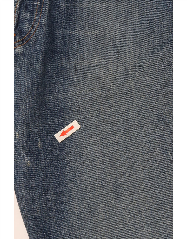 Levi's Jeans rectos desgastados 501 para hombre W27 L32 Algodón azul