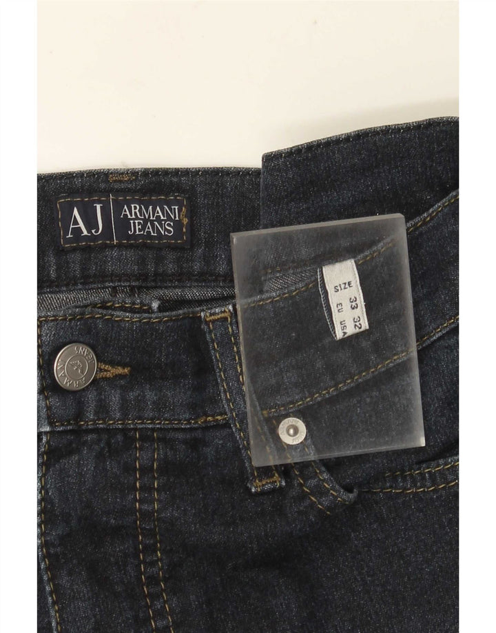 Vaqueros Armani Jeans Mujer Rectos W33 L34 Azul Marino