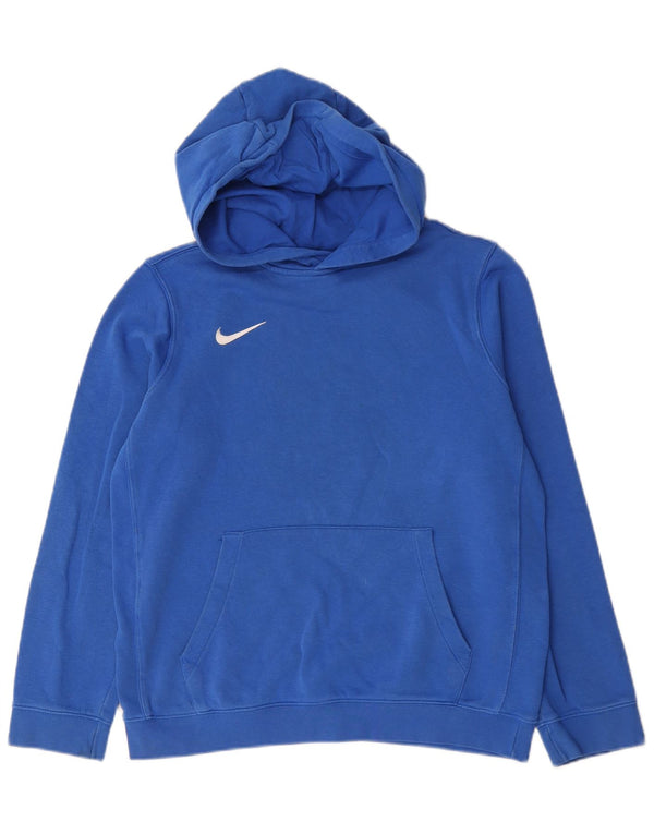 Nike Sudadera con capucha para niños 13-14 años XL Azul Algodón