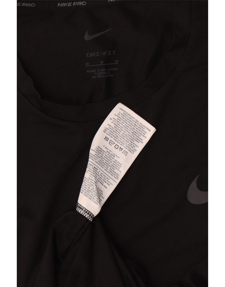 Nike Hombre Dri Fit Chaleco Top Medio Negro Poliéster