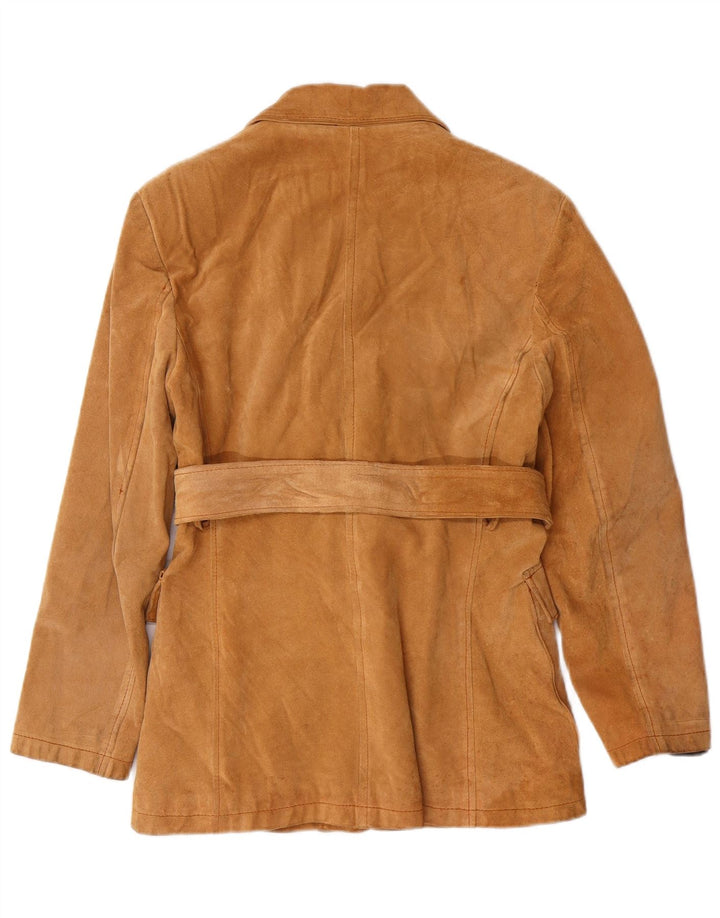 PIAZZA ITALIA Chaqueta de ante para mujer IT 42 Cuero beige medio