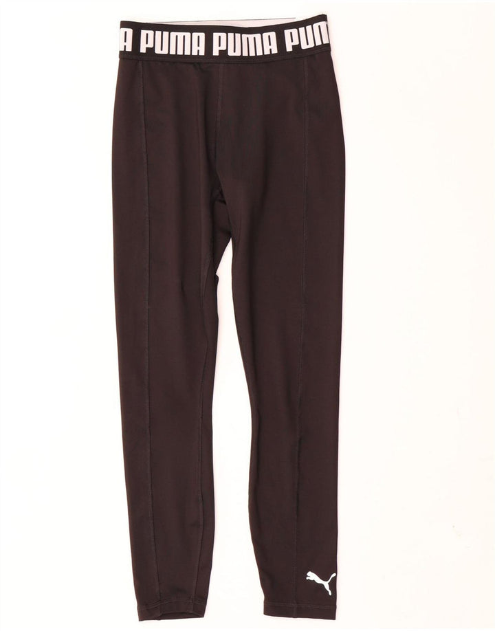 PUMA Leggings gráficos para mujer UK 4 XS Poliéster negro