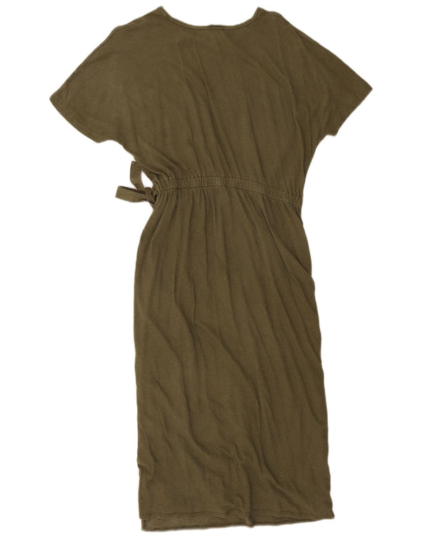 Phase Eight Vestido tipo camiseta para mujer UK 40 Algodón caqui mediano