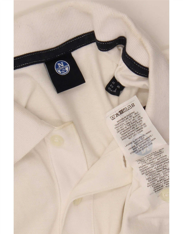Polo North Sails Hombre Grande Algodón Blanco