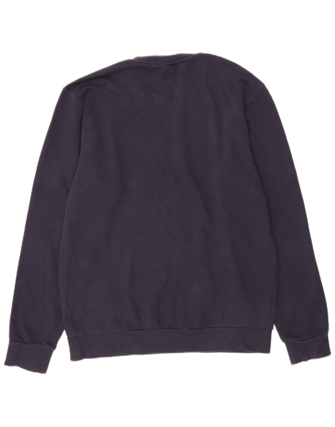 Adidas Hombre Sudadera Jumper Grande Azul Marino Algodón