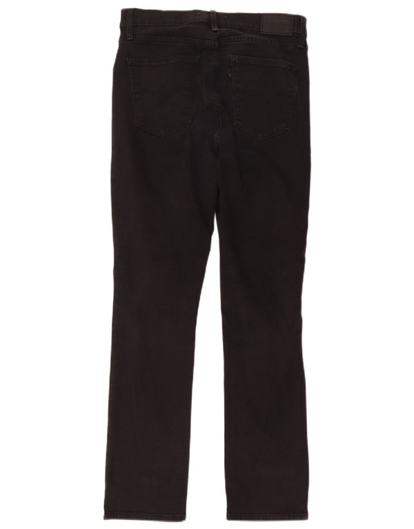 Levi's Jeans rectos de talle alto 724 para mujer W30 L30 Algodón negro