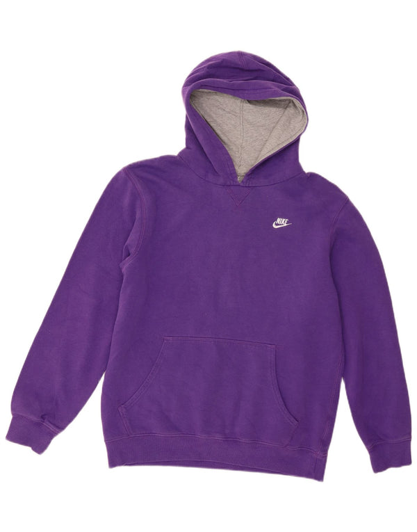 Nike Sudadera con capucha para niños 13-14 años XL Morado Algodón