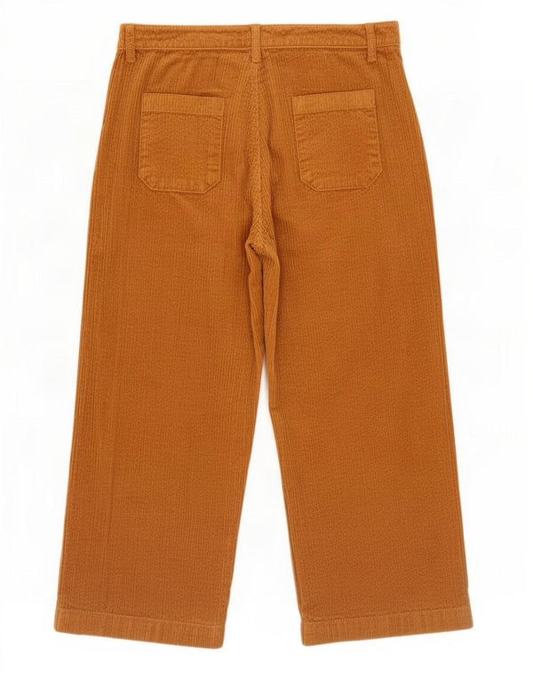 Pantalones cortos de pana de pierna ancha para mujer de Fat Face UK 46 Large W34 L23 Marrón