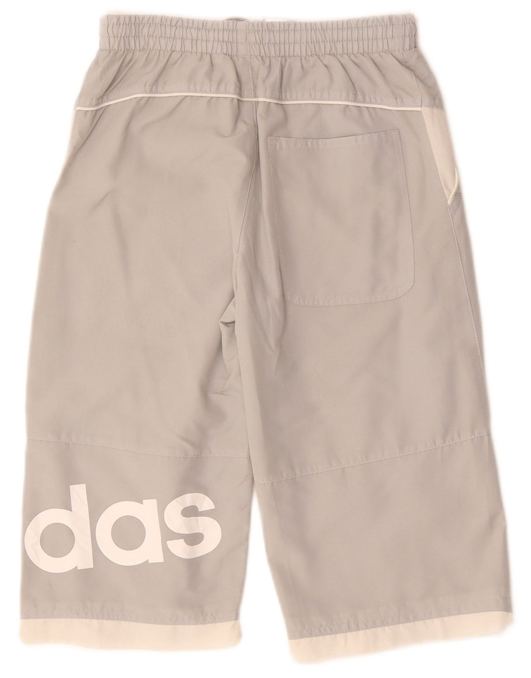 ADIDAS Bermudas estampadas para niño, pantalones cortos deportivos 15-16 años, color gris