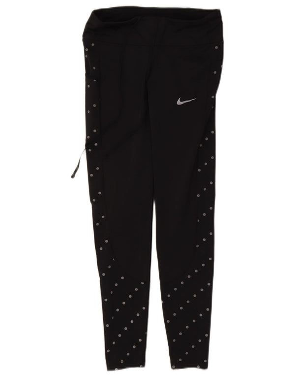 Leggings Nike para mujer UK 8 Small Poliéster con lunares negros