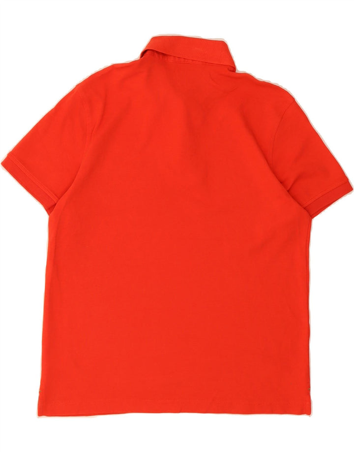 TOMMY HILFIGER Mens Polo Shirt Medium Red Cotton Vintage Tommy Hilfiger and Second-Hand Tommy Hilfiger from Messina Hembry 