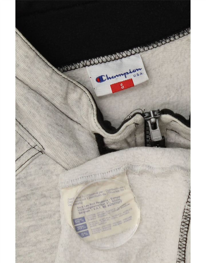 Champion Hombre Gráfico Sin Mangas Chándal Top Chaqueta Pequeño Algodón Gris