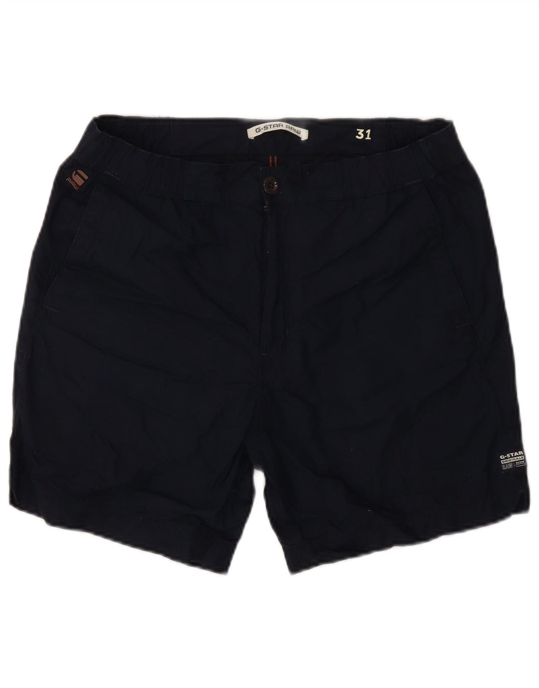 G-STAR Pantalones cortos cargo para hombre W31 Algodón azul marino mediano