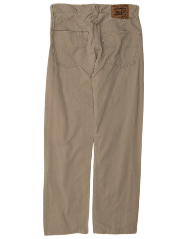 Levi's Mens 551 Pantalones casuales rectos y holgados W32 L29 Algodón beige