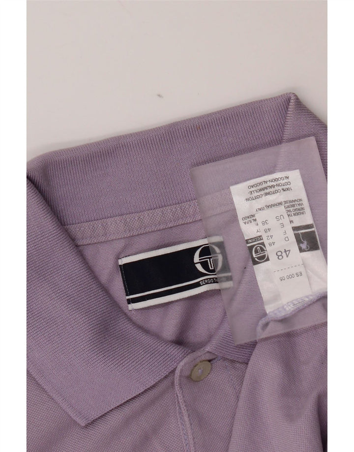 Sergio Tacchini Polo Hombre IT 48 Algodón Morado Medio