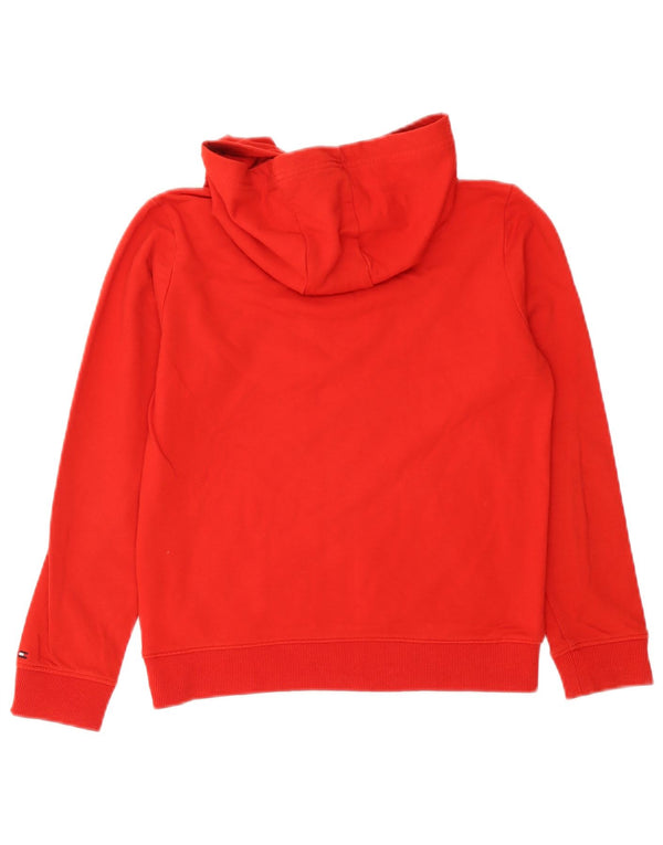 Tommy Hilfiger Sudadera con capucha gráfica para niños 11-12 años Algodón rojo