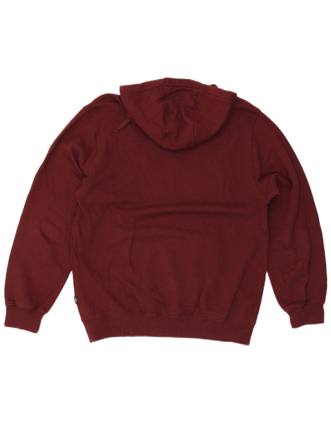 Vans Hombre Sudadera con capucha gráfica Jersey de algodón burdeos medio