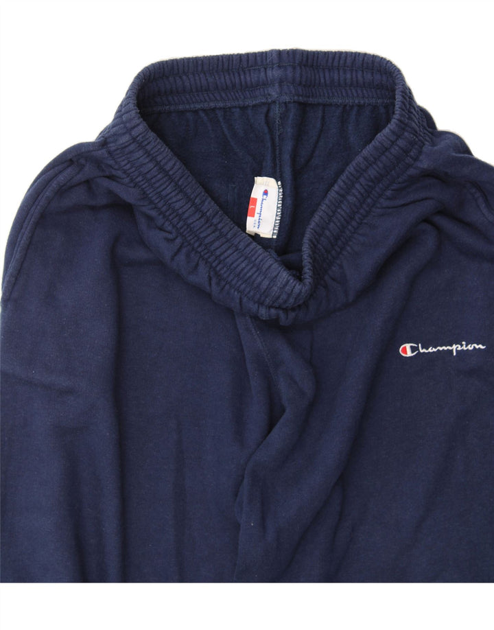 CHAMPION Mens Tracksuit Trousers Large  Navy Blue Cotton Vintage Champion and Second-Hand Champion from Messina Hembry 