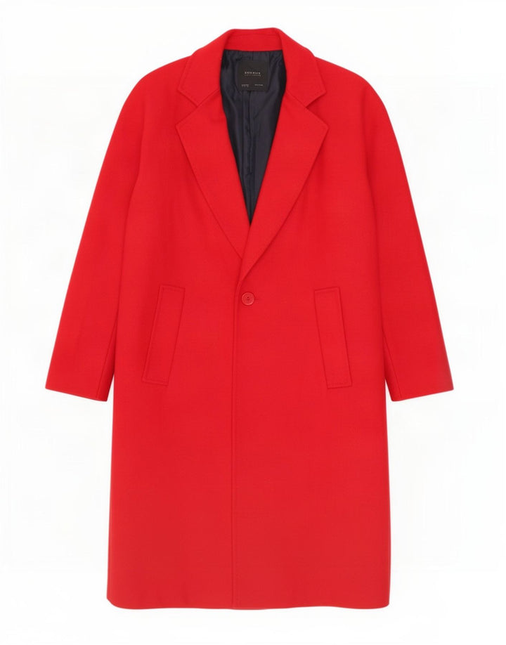 Zara Mujer Abrigo Reino Unido 46 Grande Rojo