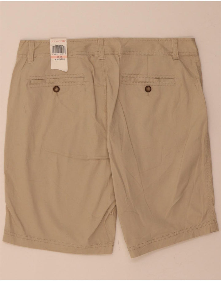 DOCKERS Womens Bermuda Bermuda Shorts US 10 Large W32  Beige Cotton Vintage Dockers and Second-Hand Dockers from Messina Hembry 