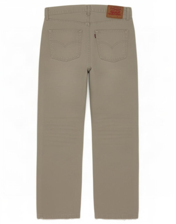 Levi's Jeans rectos 505 para hombre W34 L34 Algodón caqui