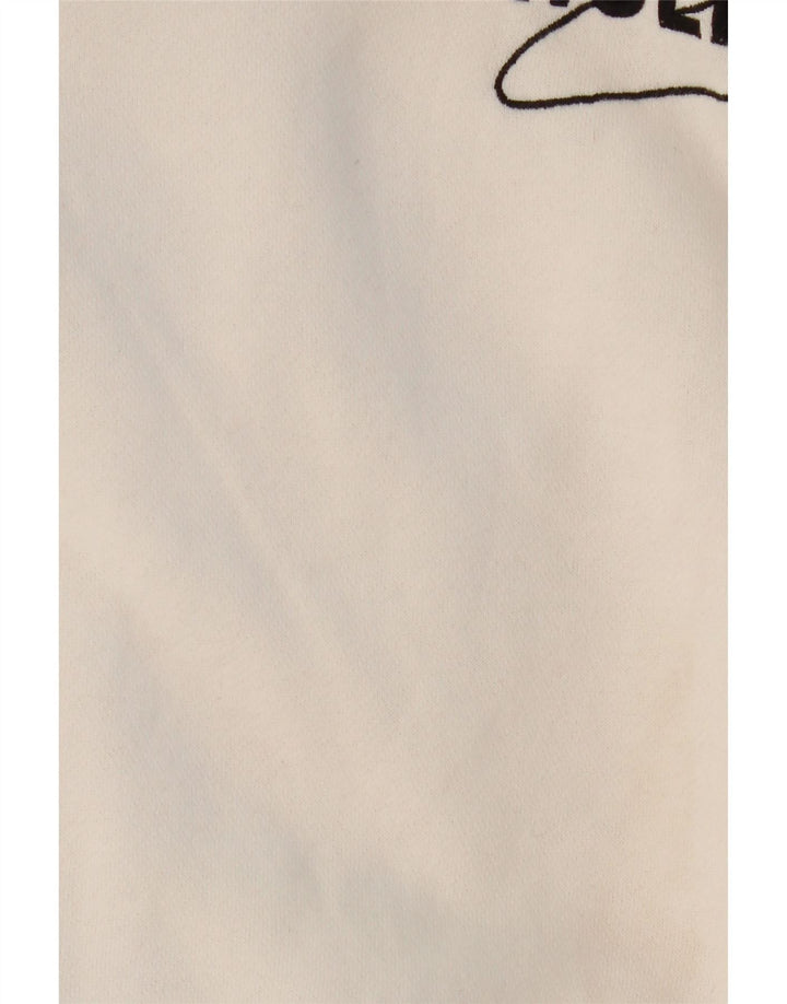 HOLLISTER Sudadera con gráfico gráfico tipo jersey de algodón blanco mediano para hombre