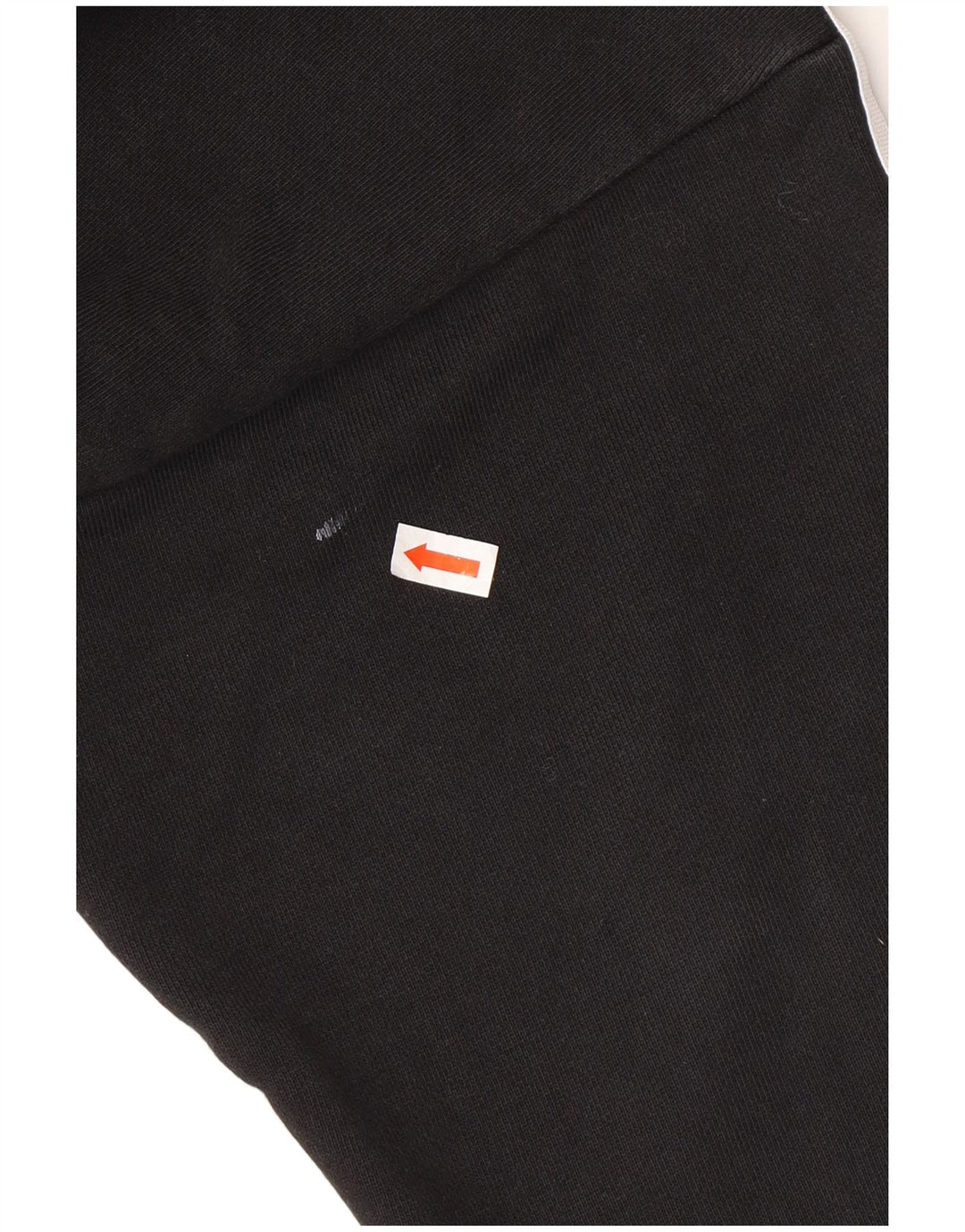 ADIDAS Jersey con capucha corta extragrande para mujer Reino Unido 8 Pequeño Algodón negro