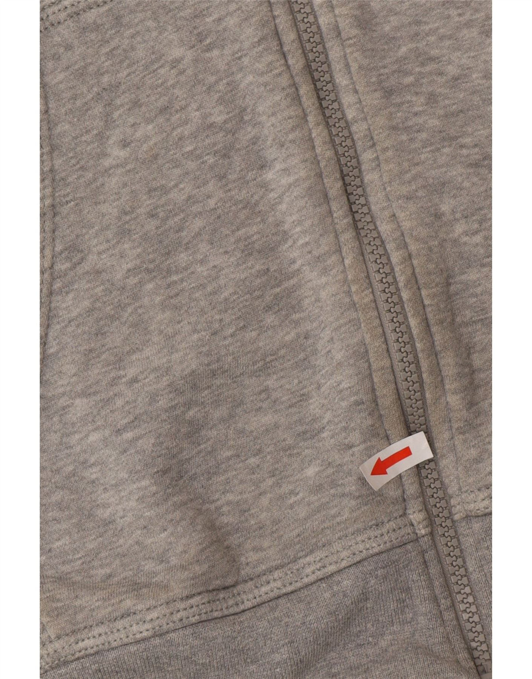 Nike - Sudadera con capucha y cremallera para hombre, algodón moteado en gris medio