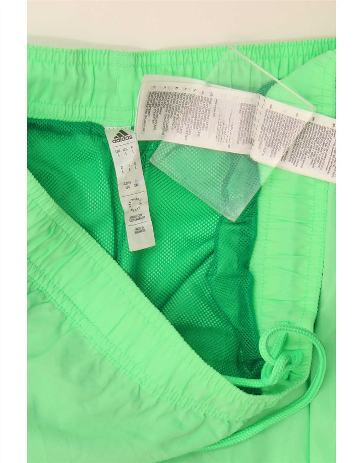 Adidas Hombre Bañador Corto Grande Poliéster Verde