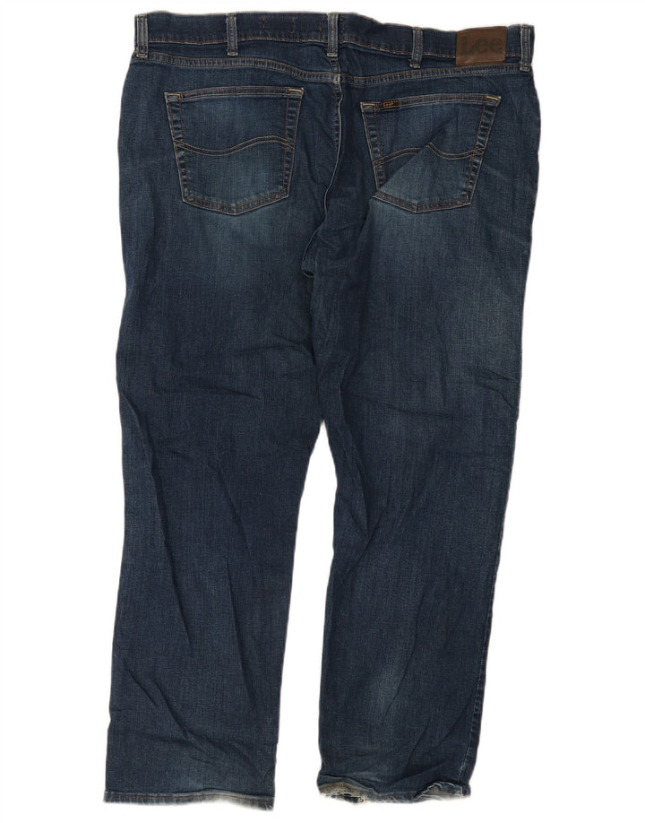Vaqueros rectos de corte clásico para hombre Lee W42 L30 Algodón azul