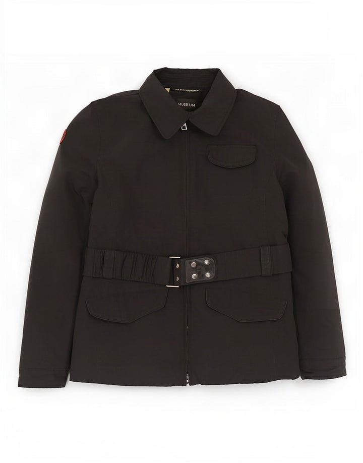 Museum Chaqueta utilitaria para mujer UK 44 Grande Poliéster negro
