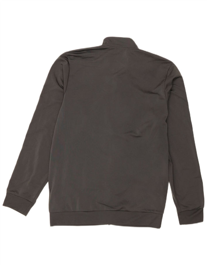 Adidas Mens Primegreen Chándal Top Chaqueta Grande Gris Poliéster