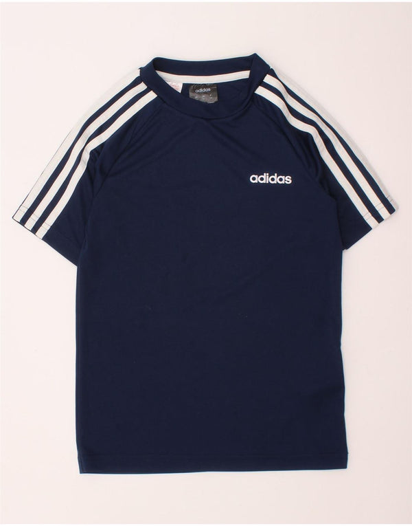 ADIDAS Camiseta Chico Climalite 7-8 Años Azul Marino Poliéster